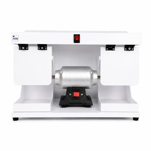 Dental Lab Polishing Machine Grinding Dental Polishing Lathe With Big Cover