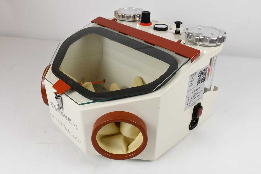 Two Pen Sandblaser With Led Light Dental Micro Portable Dental Sandblaster