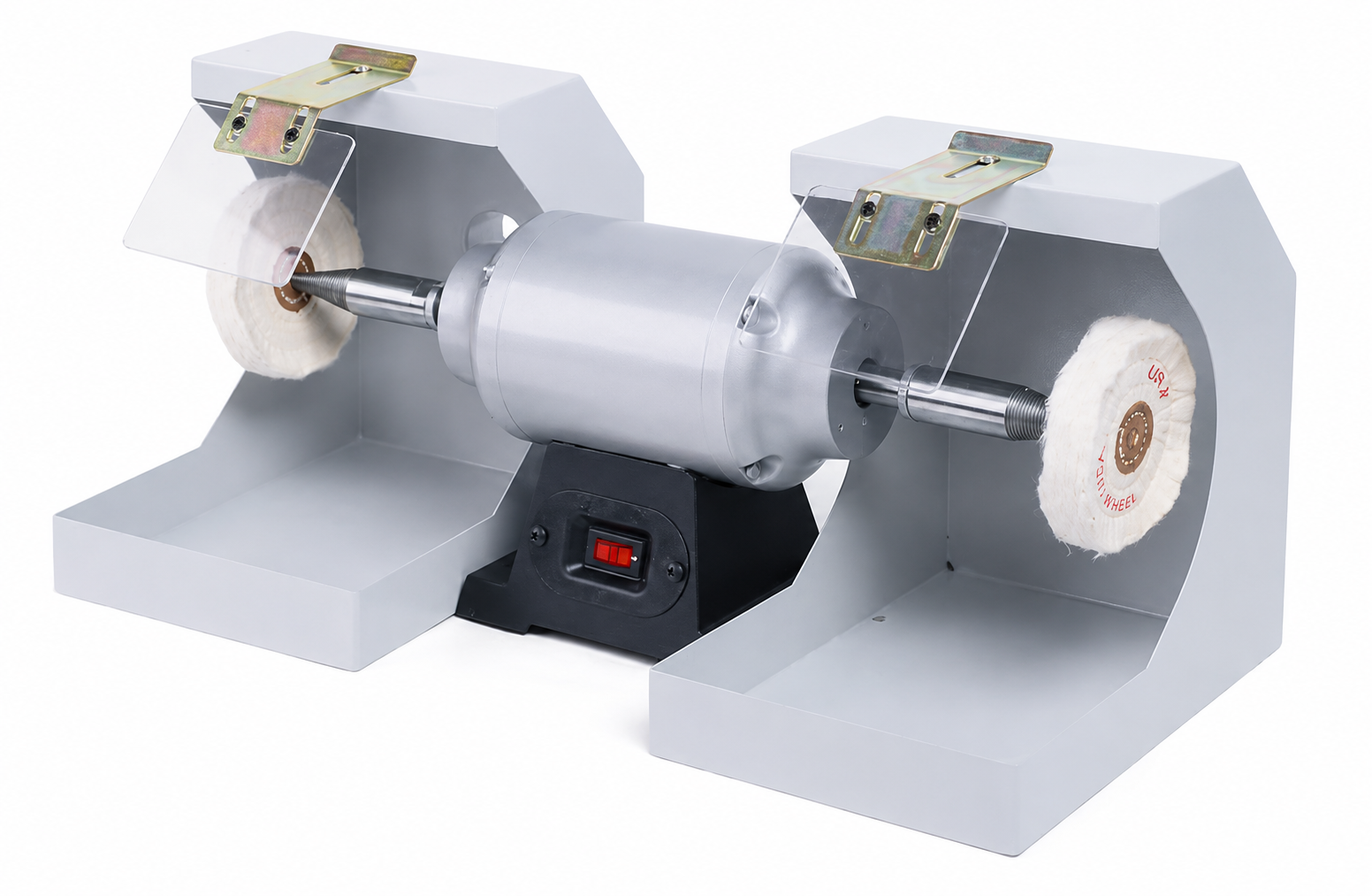 Dental Lab Polishing Machine Grinding Dental Polishing Lathe With Big Cover