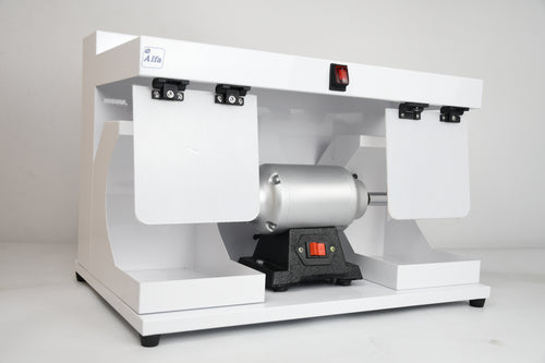 Dental Lab Polishing Machine Grinding Dental Polishing Lathe With Big Cover