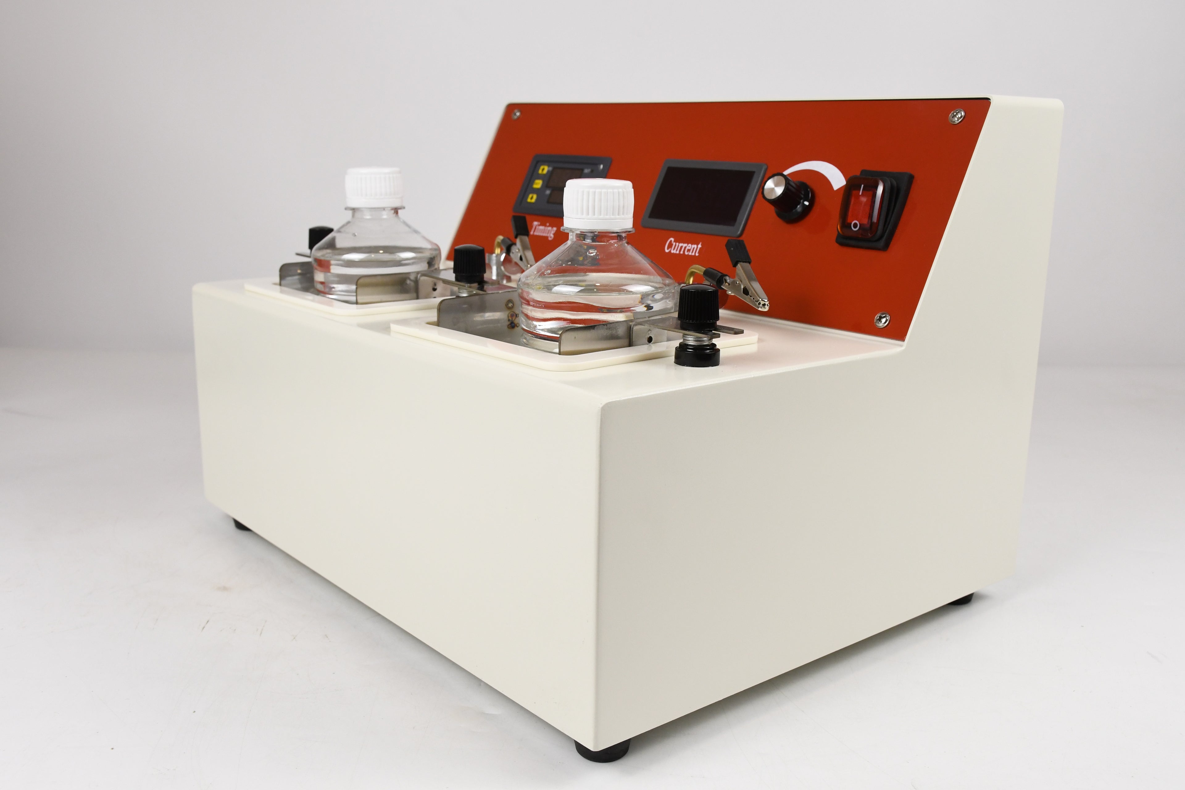 Dental Laboratory Electrolytic Polisher Electric Polishing Machine Double Baths Dental Electrolytic Polishing Lathe